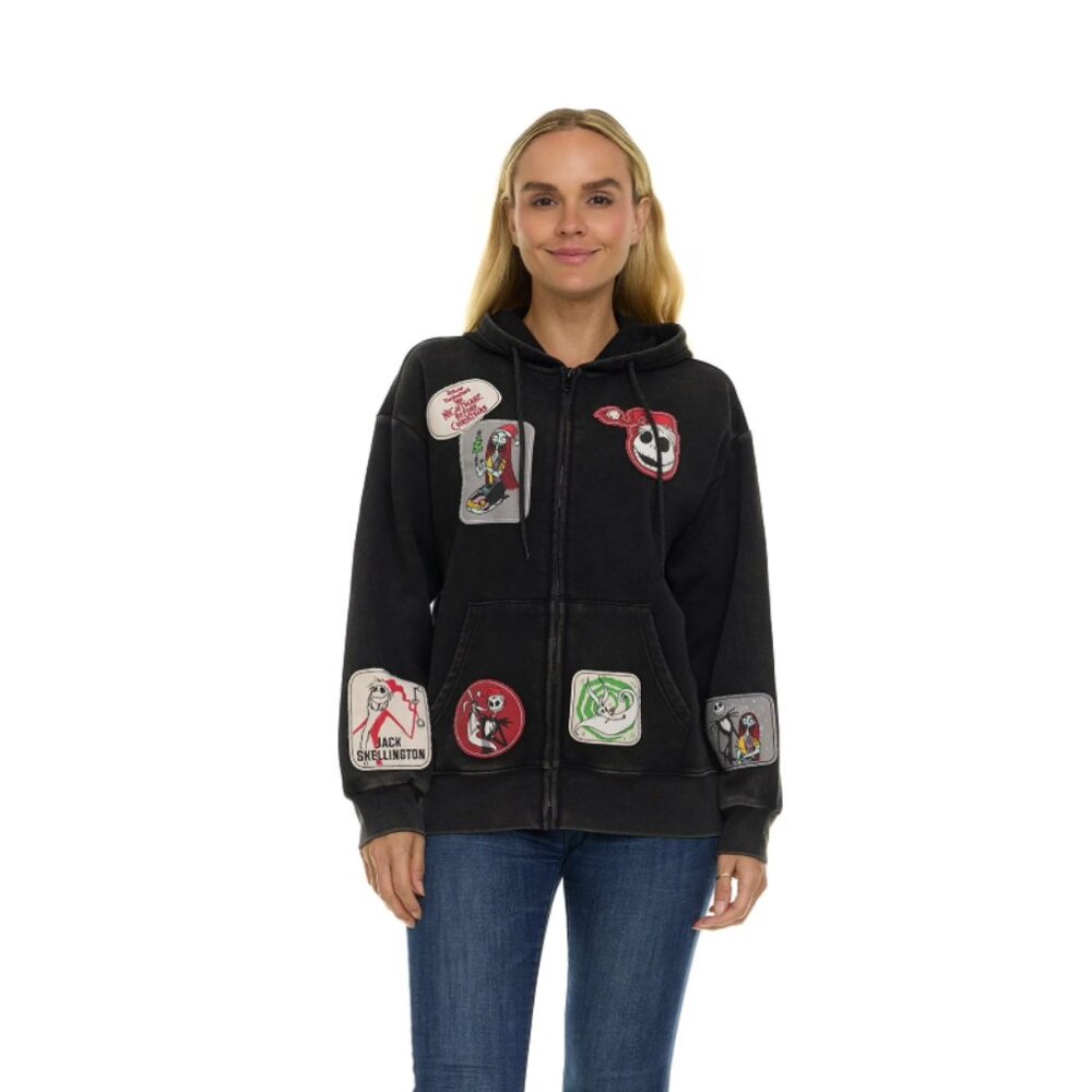 Nightmare Before Christmas Women's Character Full-Zip Hoodie
